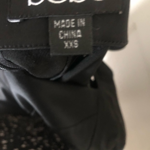 Bebe black dress, some wear - Picture 3 of 3